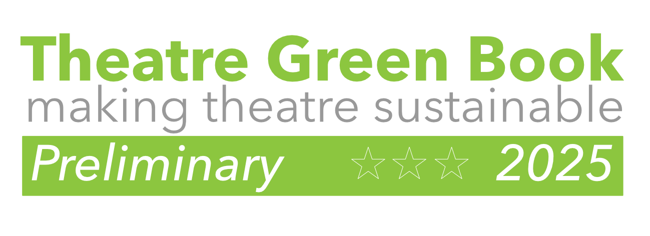 Theatre Green Book: making theatre sustainable (Preliminary 2025) logo